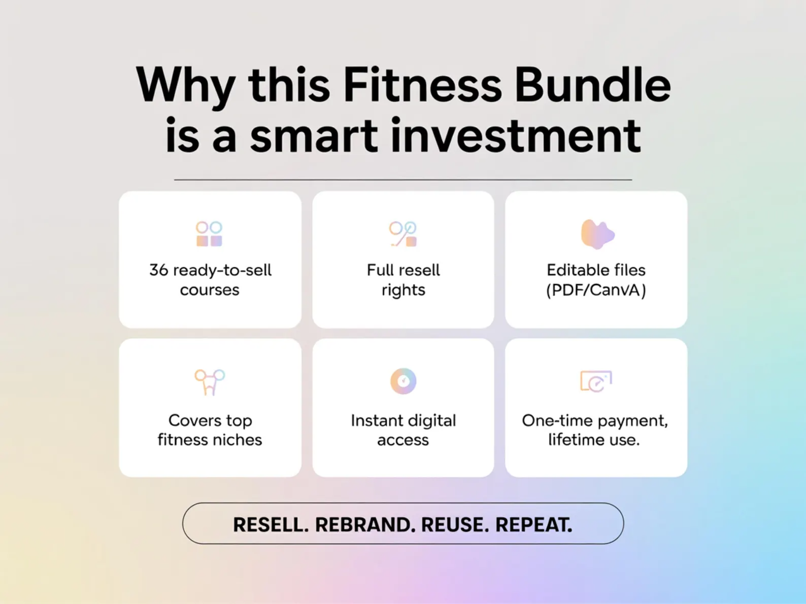 36 Fitness Courses Collection with PLR & MRR Rights – Workout and Wellness Programs to Resell - Image 2