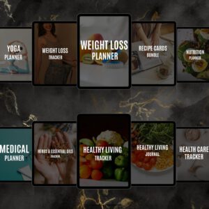 💎 Premium Fitness Planners Bundle with Full PLR & MRR Rights