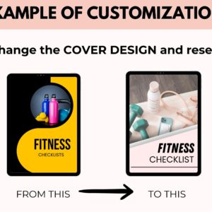High-Quality Printable Fitness Checklist with PLR & Resell Rights