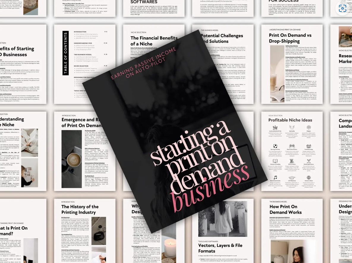 Print On Demand Business Guide | DFY POD eBook | Earning Passive Income on Auto-Pilot - Image 2